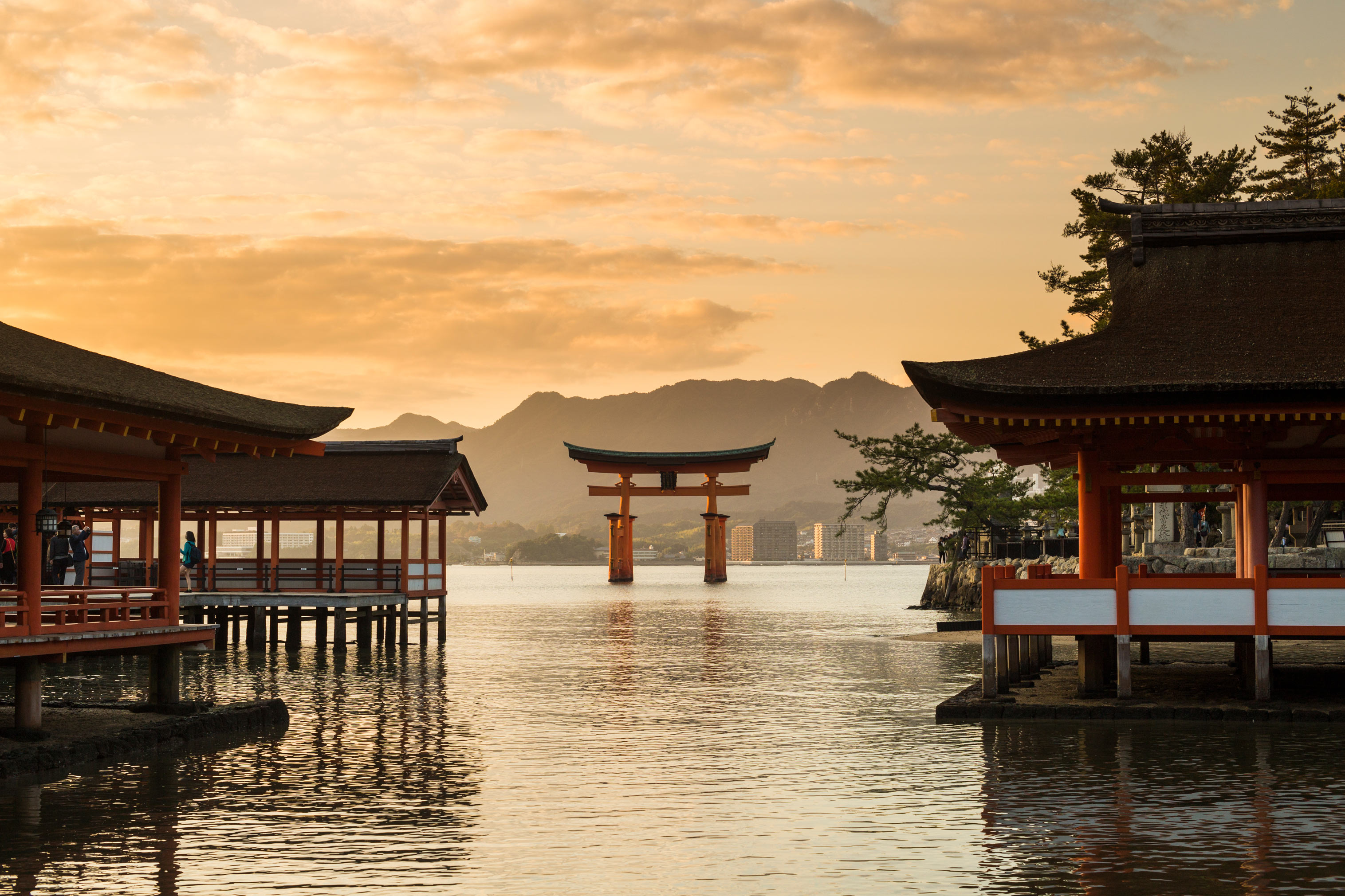 Torii im Wasser